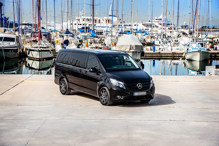 athens in a tour fleet van